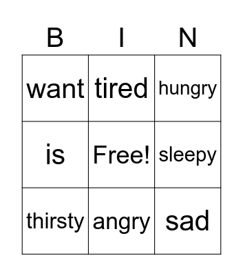Teddy's Day Bingo Card