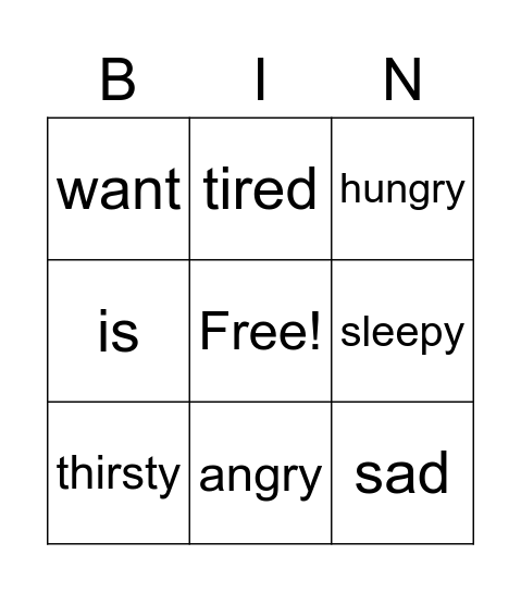 Teddy's Day Bingo Card