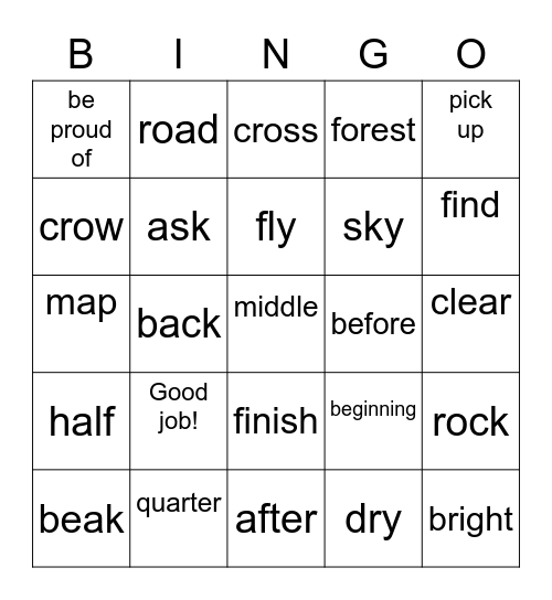 B3L3V3 Bingo Card