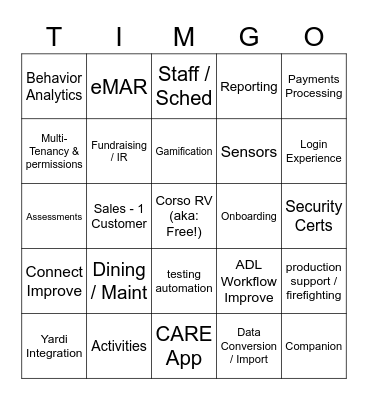 Fynn Bingo Card