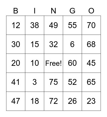 OCTOBER 2022 Bingo Card
