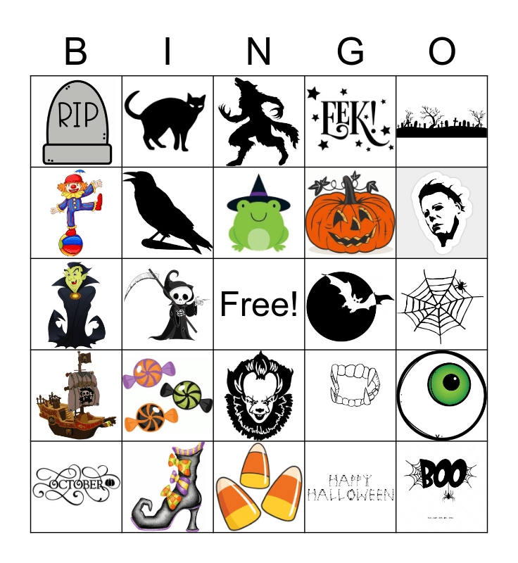 Spooky Employee Appreciation Bingo Card