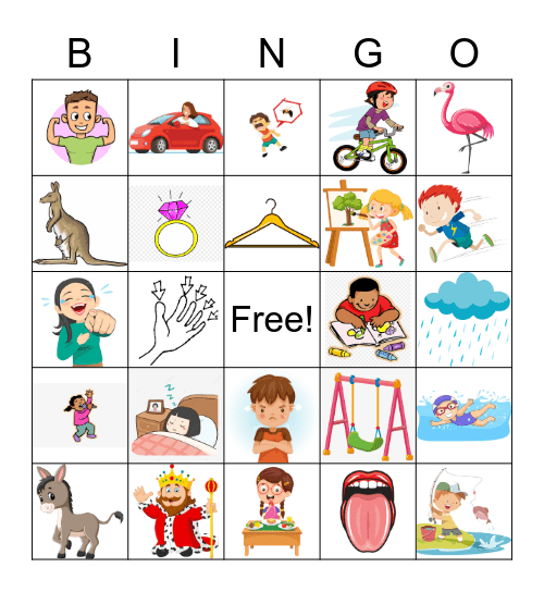 ŋ/ Bingo Card