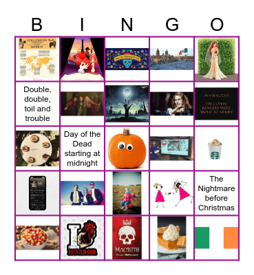 Halloween Team Building Bingo Card