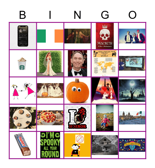 Halloween Team Building Bingo Card