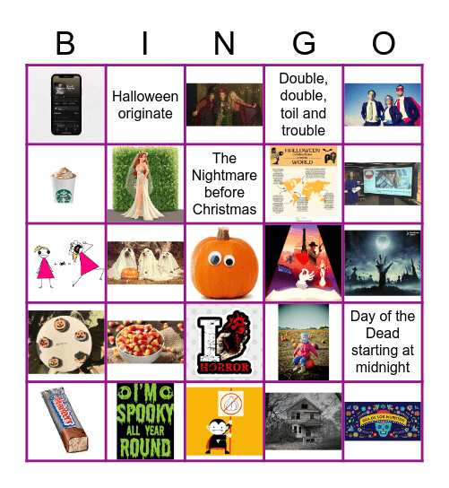 Halloween Team Building Bingo Card