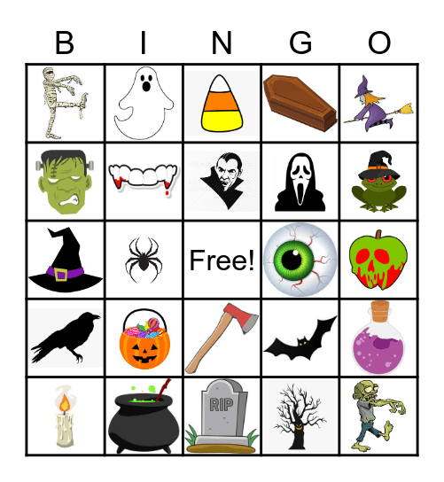 Halloween Bingo Card