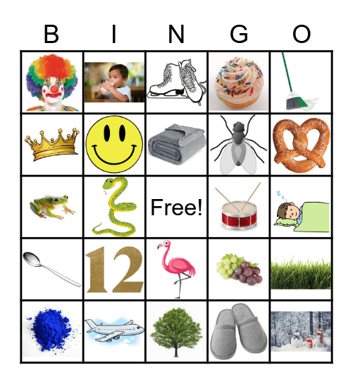 Blends Bingo Card