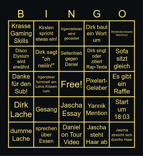 ILN #15 - Trends Bingo Card