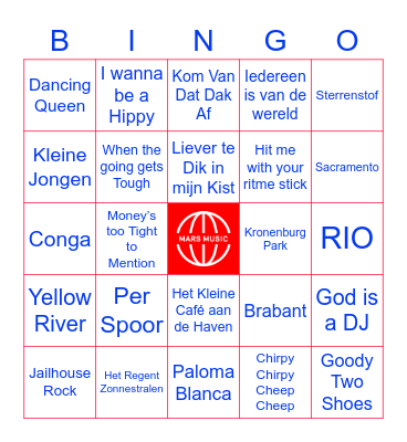 Not in Love Bingo Card