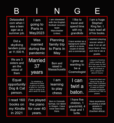 Bingeworthy Bingo Card