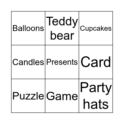 Bingo  Bingo Card