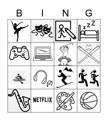 Das mag ich Bingo Card