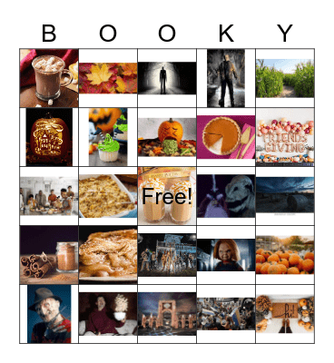 Spooky Booky Bingo Card