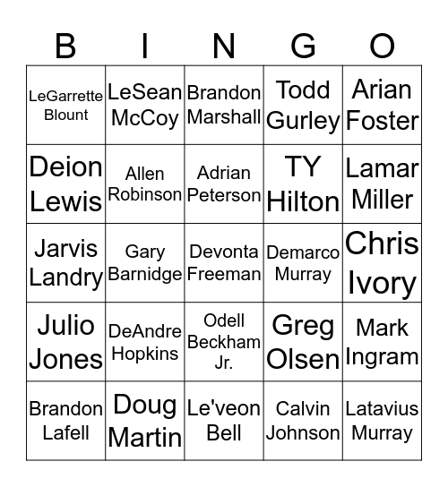 week 7 MH Bingo Card