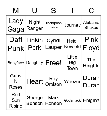 Music_10152022 Bingo Card