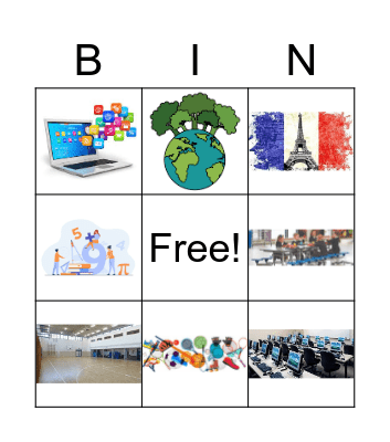 My school Bingo Card