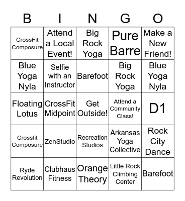 Community Bingo Card