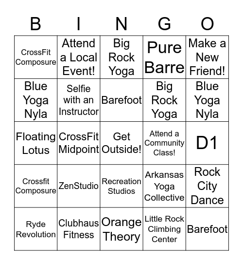 Community Bingo Card