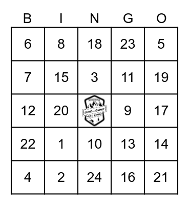 Souper "Whistler 2023" Bingo Card