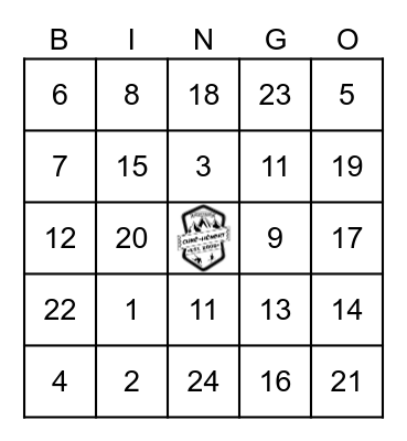 Souper "Whistler 2023" Bingo Card