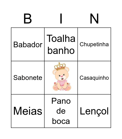 Bingo Sophia Bingo Card