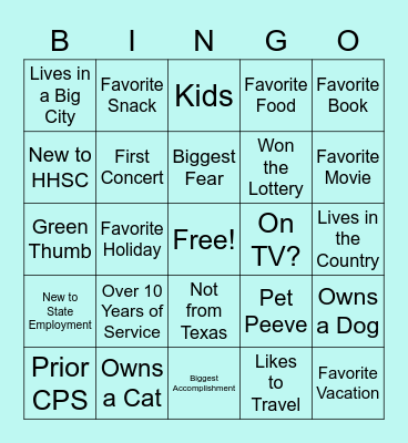 Welcome to Instructor Led Skills Development Bingo Card