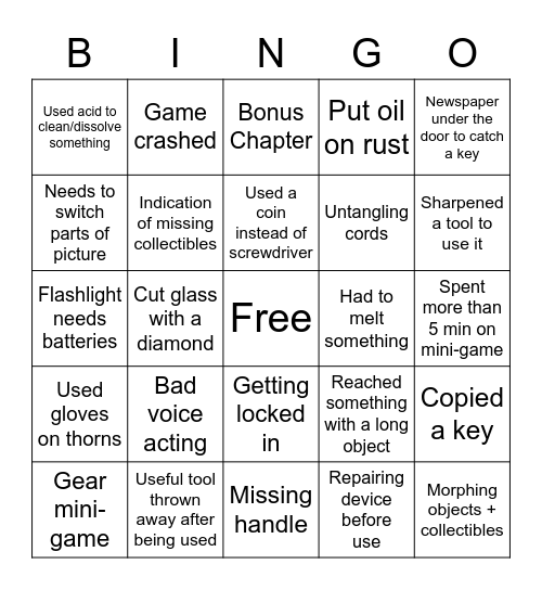 HOG-Bingo Card