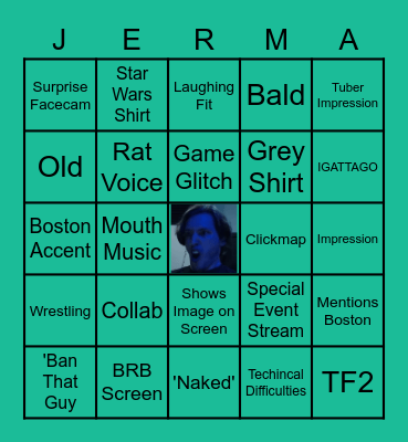 Jerma Bingo Card