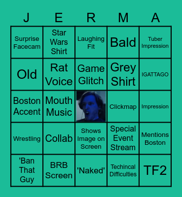 Jerma Bingo Card