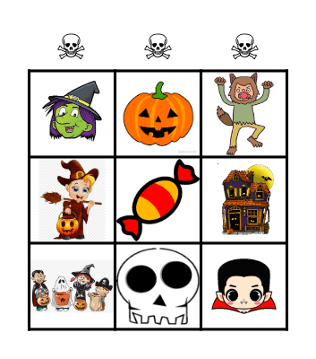 Halloween Bingo Card