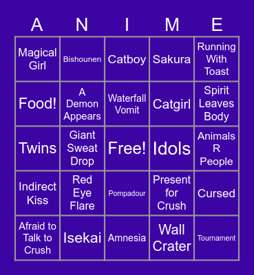 It's Bingo Time! Bingo Card