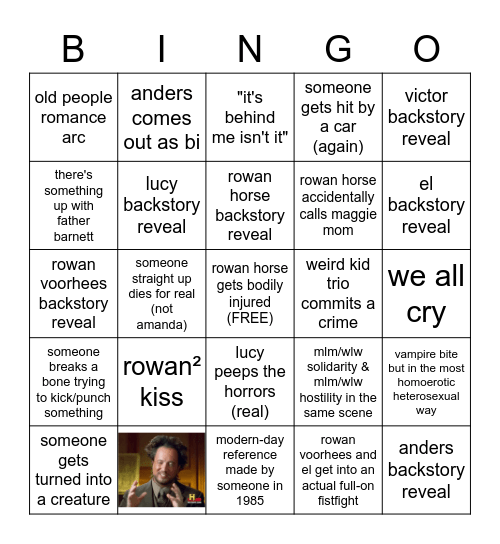 Riverhollow Bingo Card