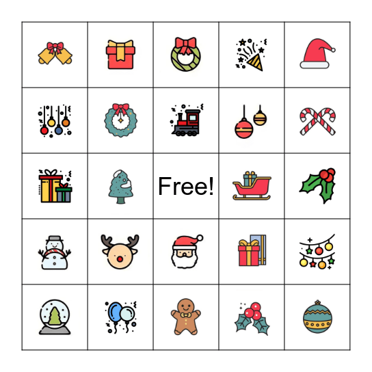 Christmas Bingo! Bingo Card