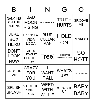 CHAD & JUSTIN'S ONE AWAY FROM WINNING COVER Bingo Card