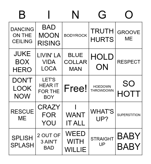 CHAD & JUSTIN'S ONE AWAY FROM WINNING COVER Bingo Card