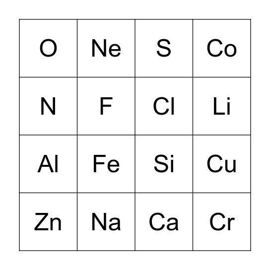 PRVKY Bingo Card