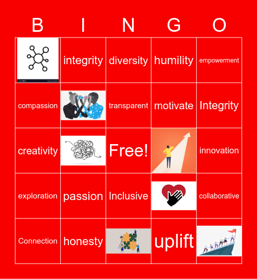 Leadership Bingo Card