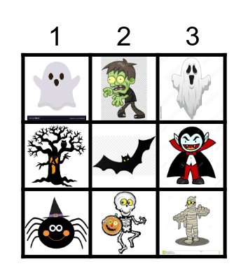 Halloween Bingo Card