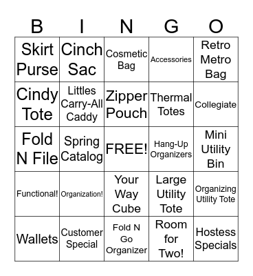 Ashley's Spring 31 Party!! Bingo Card