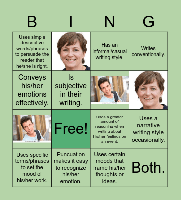 Nothing But the Truth. Bingo Card