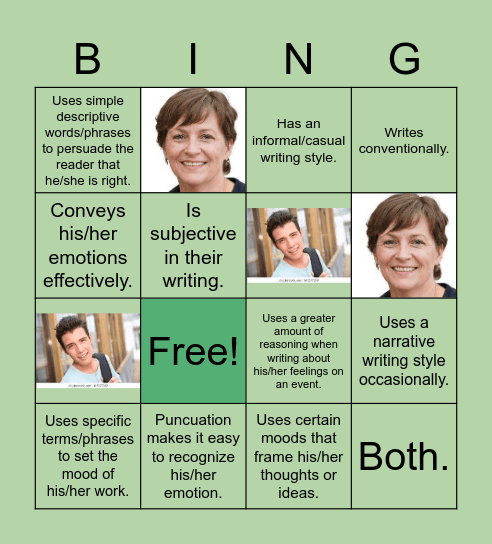 Nothing But the Truth. Bingo Card