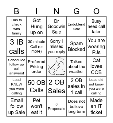 Health Coach Bingo Card