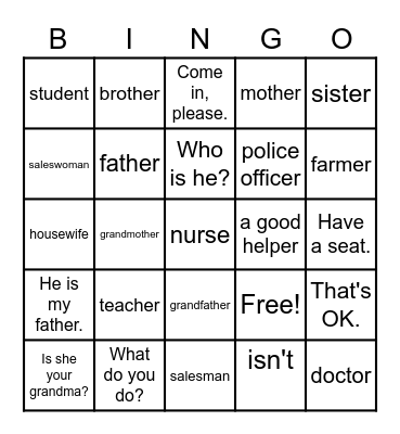 Go for 90 up Bingo Card