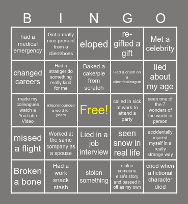 I have Bingo Card