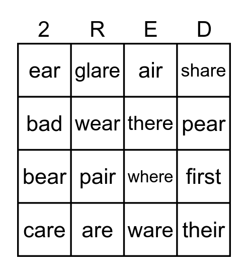 TERM 4 Week 2 Bingo Card