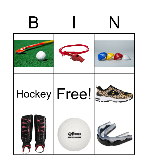 Hockey bingo Card