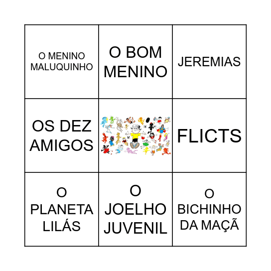 BINGO - ZIRALDO Bingo Card