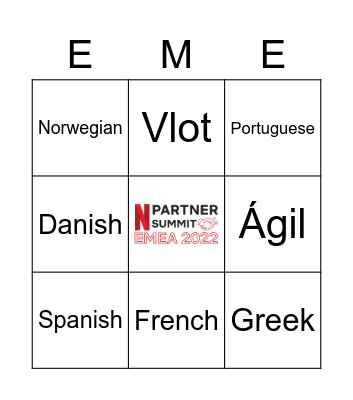 The NIMBLE Bingo Card