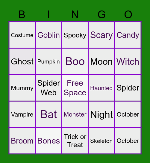 ֆքօօօoooօӄʏ ɮɨռɢօ Bingo Card